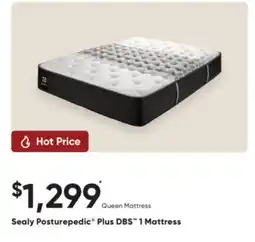 Dormez Vous Sealy Posturepedic Plus DBS 1 Mattress offer