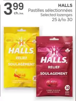 Proxim HALLS Selected lozenges offer