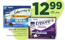 Proxim ENSURE, GLUCERNA Selected meal replacements offer