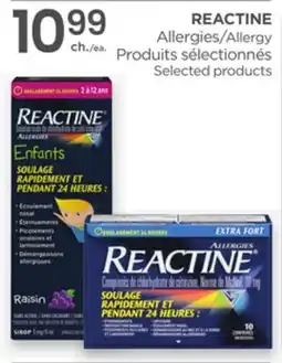 Proxim REACTINE Allergy Selected products offer