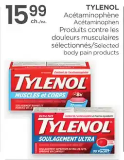 Proxim TYLENOL Selected body pain products offer