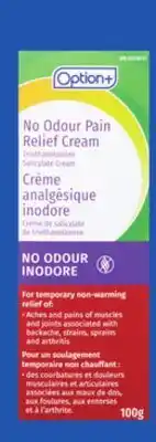 Proxim OPTION+ Pain relief cream offer