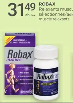 Proxim ROBAX Sele muscle relaxants offer