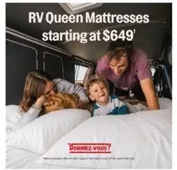 Dormez Vous RV Queen Mattresses offer