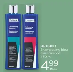 Proxim OPTION + Blue shampoo offer