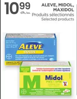 Proxim ALEVE, MIDOL, MAXIDOL Selected products offer