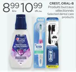 Proxim CREST, ORAL-B Selected dental care products offer