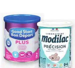 Proxim BON DÉPART PLUS, LABORATOIRE MODILAC PRÉCISION Selected infant formulas offer