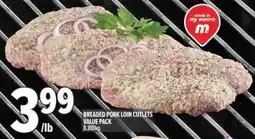 Metro Breaded pork loin cutlets value pack offer