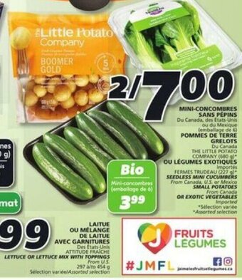 IGA Mini-Concombres Sans Pépins offer
