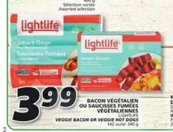 IGA Bacon Végétalien Ou Saucisses Fumées Végéraliennes offer