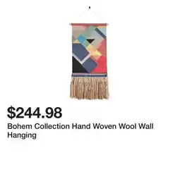 Wayfair Bohem Collection Hand Woven Wool Wall Hanging offer
