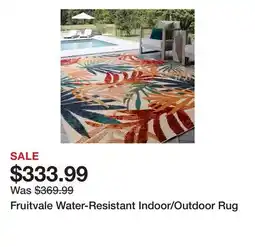 Wayfair Fruitvale Water-Resistant Indoor/Outdoor Rug offer
