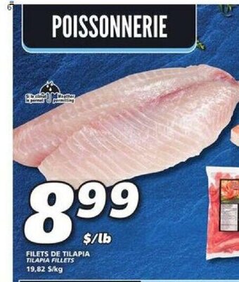 IGA Filets De Tilapia offer