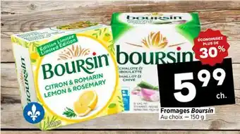 Val-Mont Fromages Boursin offer