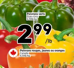 Val-Mont Poivrons verts, rouges, jaunes ou oranges offer