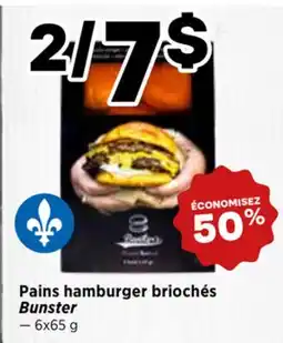 Val-Mont Pains hamburger briochés Bunster offer