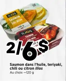 Val-Mont Saumon dans l'huile, teriyaki, chili ou citron Iljos offer