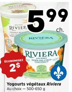 Val-Mont Yogourts végétaux Riviera offer