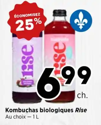 Val-Mont Kombuchas biologiques Rise offer
