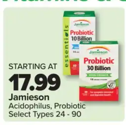 PharmaChoice Jamieson Acidophilus, Probiotic offer