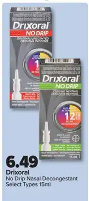 PharmaChoice Drixoral No Drip Nasal Decongestant offer