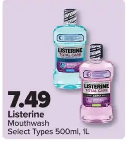 PharmaChoice Listerine Mouthwash offer