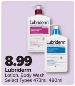 PharmaChoice Lubriderm Lotion, Body Wash offer