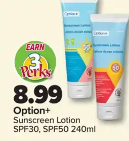 PharmaChoice Sunscreen Lotion offer