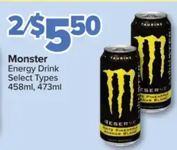 PharmaChoice Monster Energy Drink offer