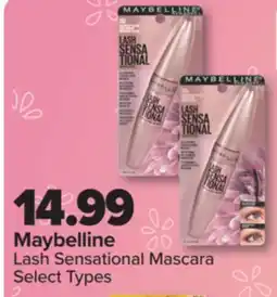 PharmaChoice Maybelline Lash Sensational Mascara offer