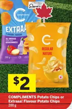 Foodland COMPLIMENTS Potato Chips or Extraaa! Flavour Potato Chips offer