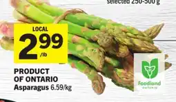 Foodland Asparagus offer