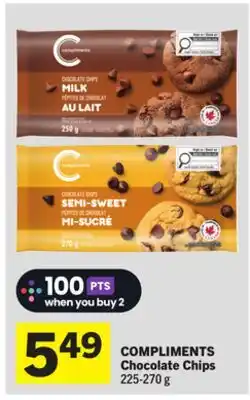 Foodland COMPLIMENTS Chocolate Chips offer
