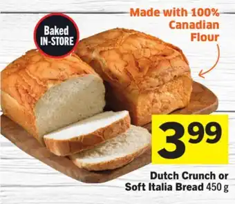 Foodland Dutch Crunch or Soft Italia Bread offer