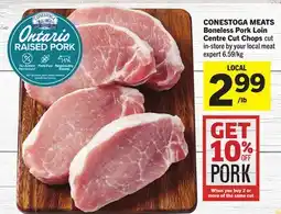 Foodland Boneless Pork Loin Centre Cut Chops offer