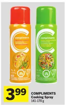 Foodland COMPLIMENTS Cooking Spray offer