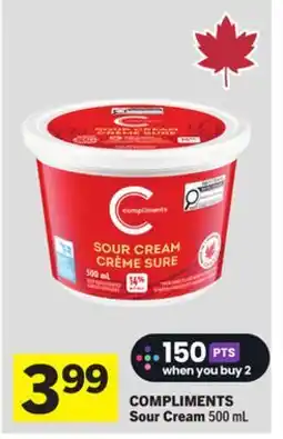 Foodland COMPLIMENTS Sour Cream offer