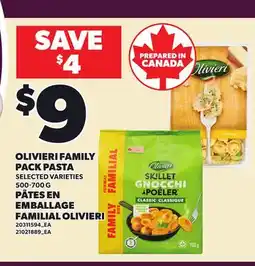 Independent Grocer PÂTES EN EMBALLAGE FAMILIAL OLIVIERI offer