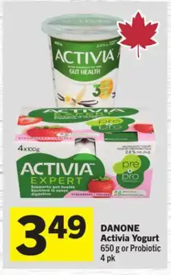 Foodland DANONE Activia Yogurt offer