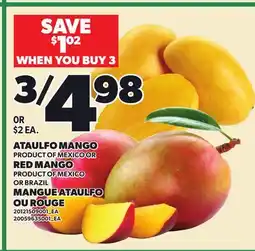 Independent Grocer ATAULFO MANGO OR RED MANGO offer