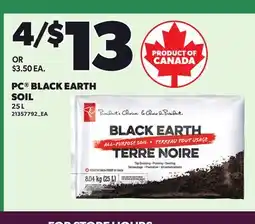 Independent Grocer PC BLACK EARTH SOIL offer