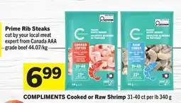 Foodland COMPLIMENTS Cooked or Raw Shrimp offer