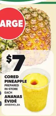 Independent Grocer CORED PINEAPPLE offer