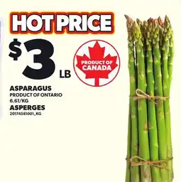Independent Grocer ASPARAGUS offer