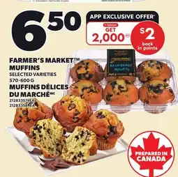 Independent Grocer FARMER'S MARKET MUFFINS offer