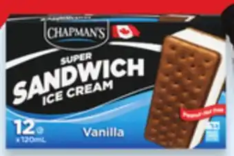 Walmart Chapman's Super sandwich novelties offer