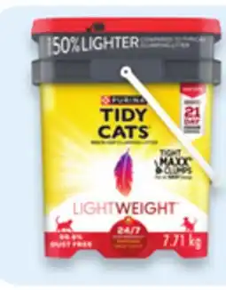 Walmart Tidy Cats LightWeight multi-cat clumping cat litter offer