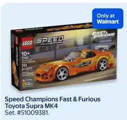Walmart Lego Speed Champions Fast & Furious Toyota Supra MK4 offer