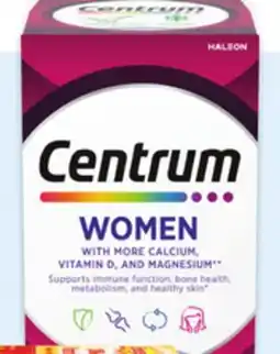 Walmart Centrum multivitamins for women 90s offer